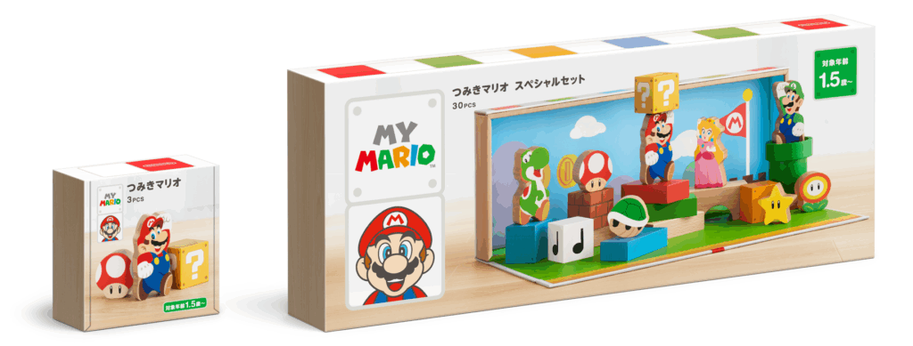 Die MyMario Wood Block Sets von Nintendo