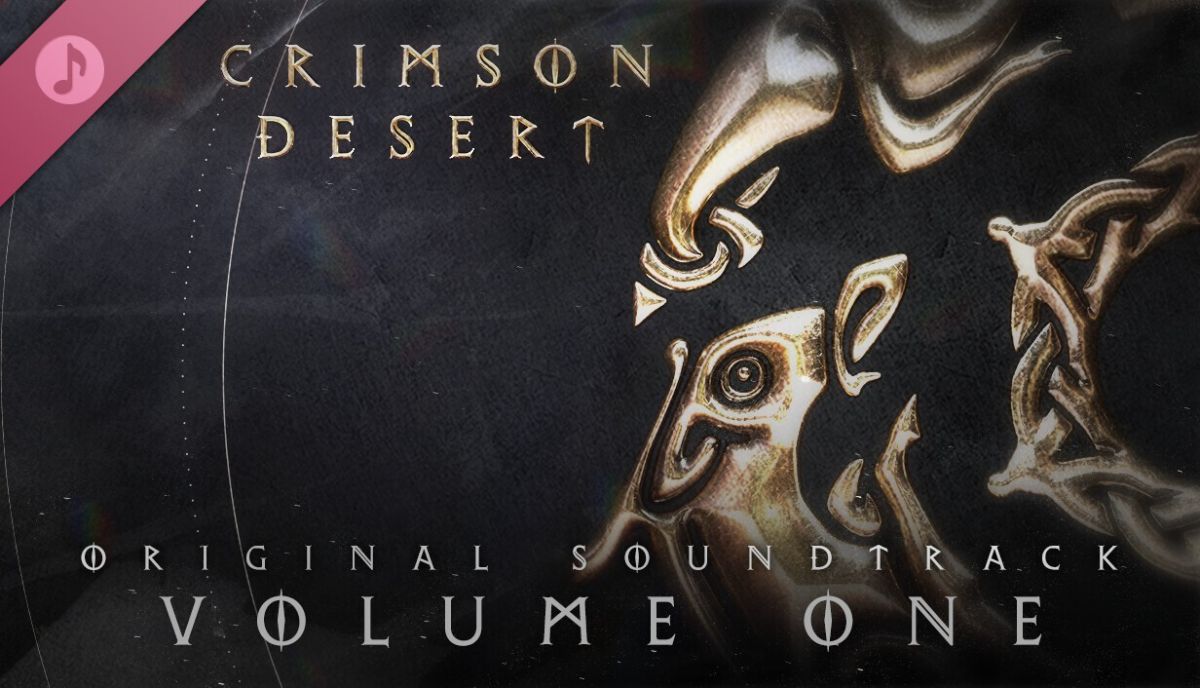 Image montre affiche de Crimson desert annonçant le volume 1 de la bande son