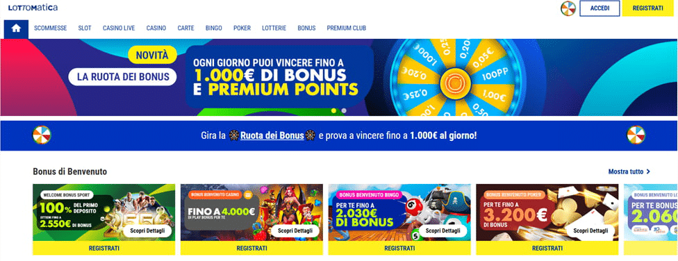 Lottomatica online