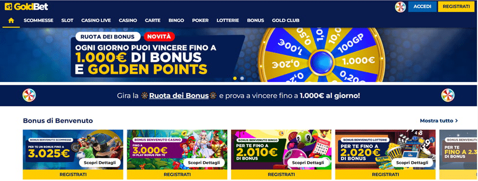 GoldBet casino online