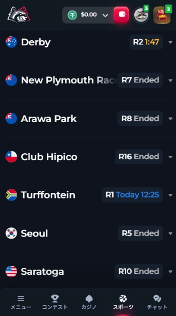 競馬サイト 日本語