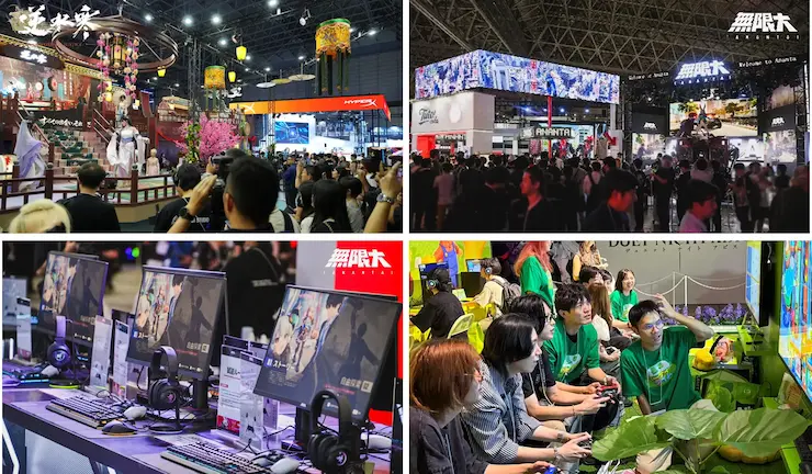 NetEase Gamesの展示の様子