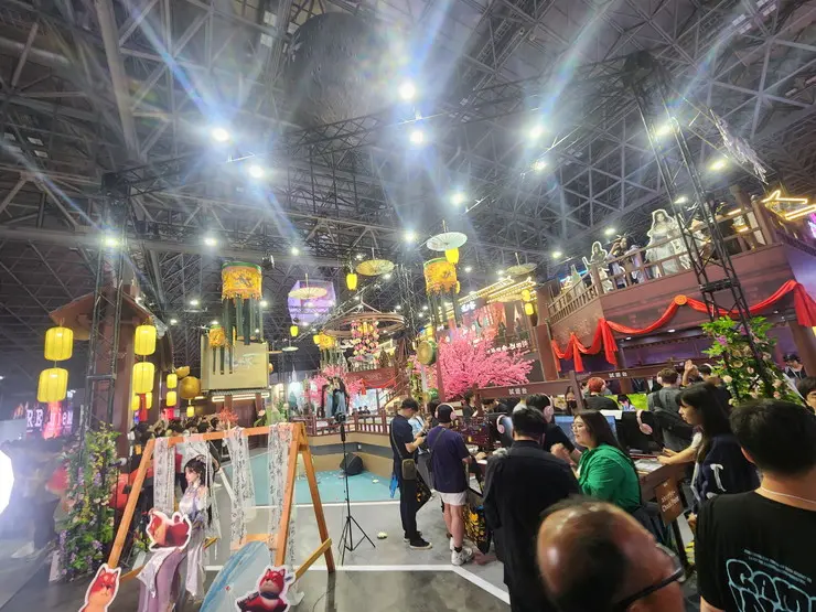 逆水寒のブース