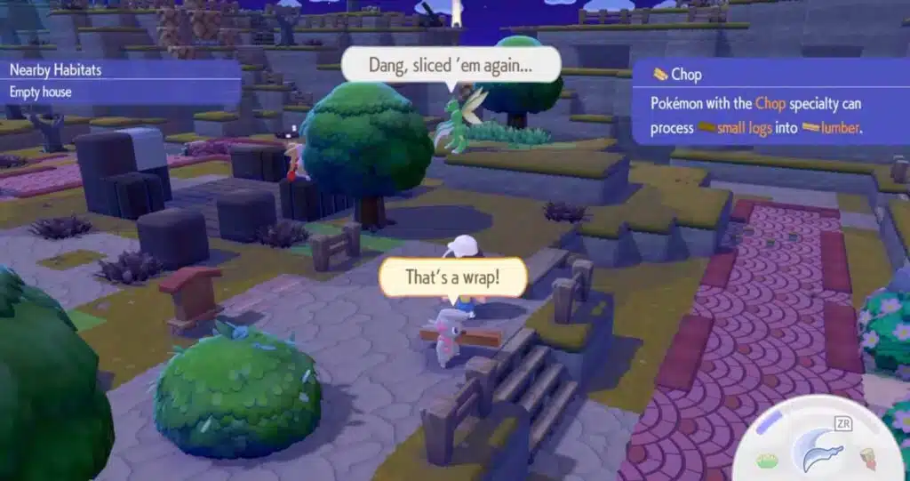 ぽこ あ ポケモン 丸太