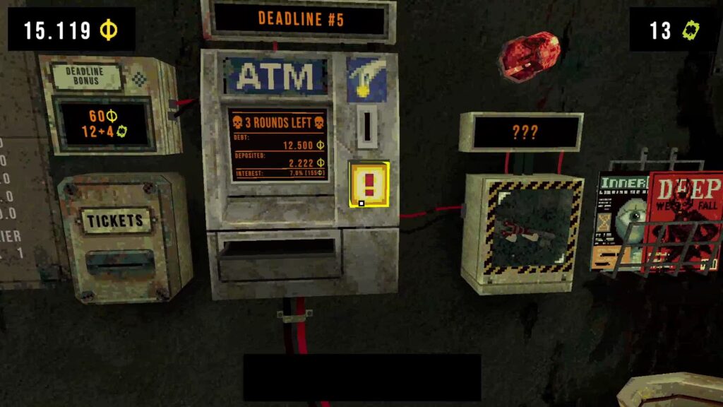 게임 클로버핏에 등장하는 ATM 기기