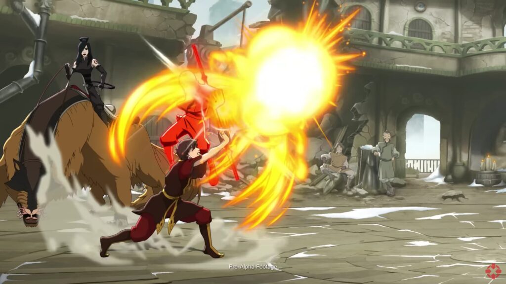 아바타 레전드: 더 파이팅 게임 아앙, 주코, 아줄라 전투 장면