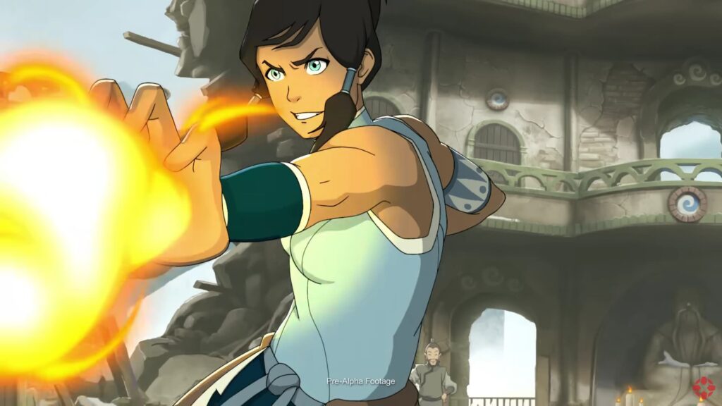 아바타 더 레전드 파이팅 게임에 등장하는 코라