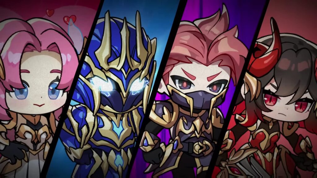 뮤 포켓나이츠의 주요 캐릭터들