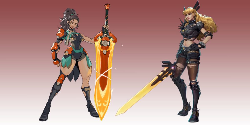 게임 오버워치 2의 벤데타와 마블 라이벌즈의 매직