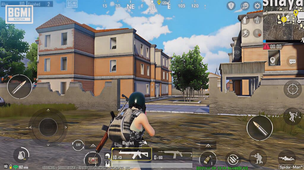 배틀그라운드 모바일 인게임 화면