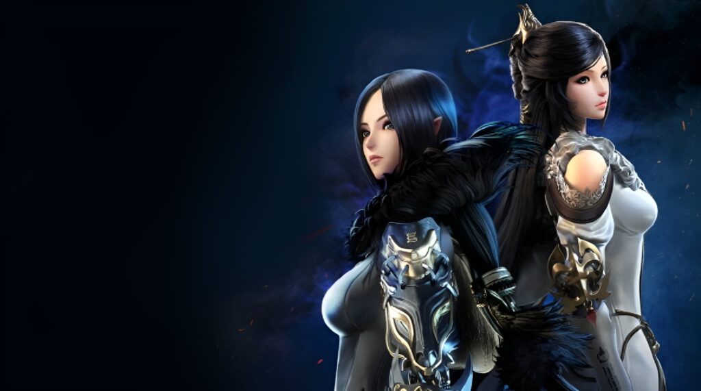 엔씨소프트의 PC 게임 블레이드소울의 여성 캐릭터들