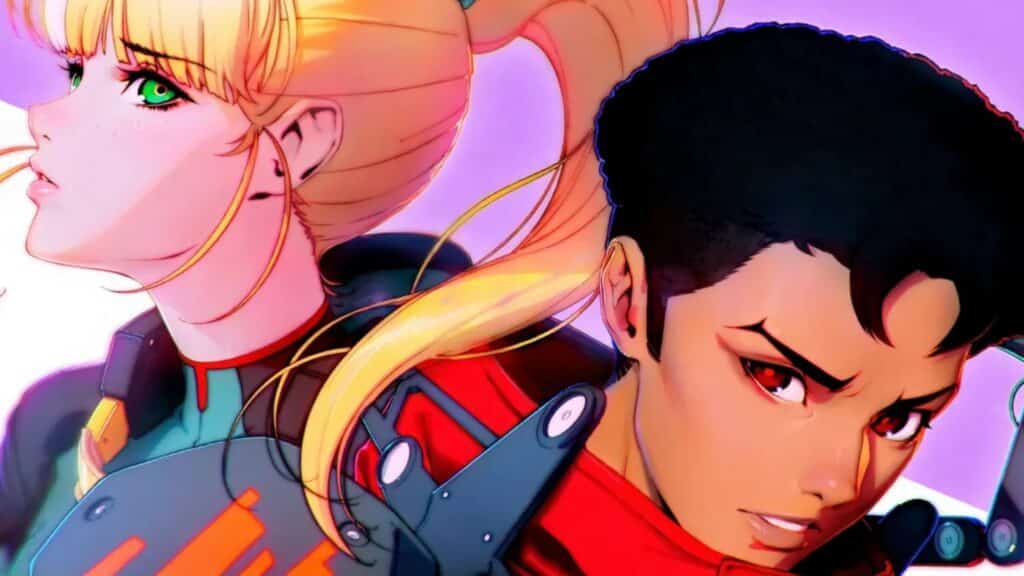 데스 스트랜딩 애니메이션 속 남녀