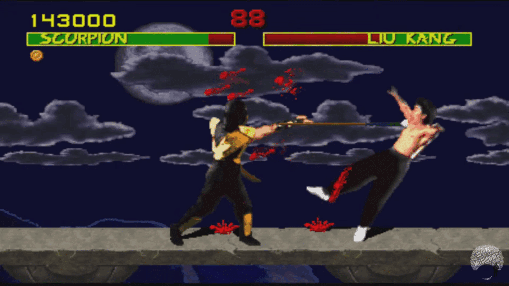 모탈 컴뱃1의 전투 장면