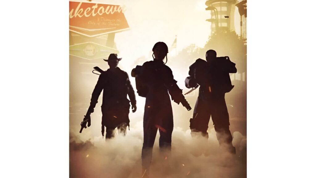 콜 오브 듀티 공식 SNS에 올라온 폴아웃 실루엣