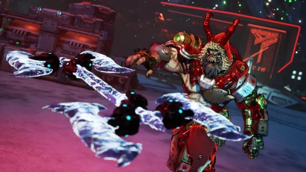 게임 보더랜드에 등장하는 산타형 몬스터