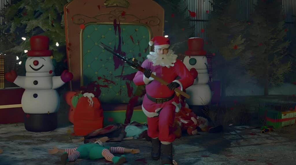 게임 데드라이징에 등장하는 공포 산타