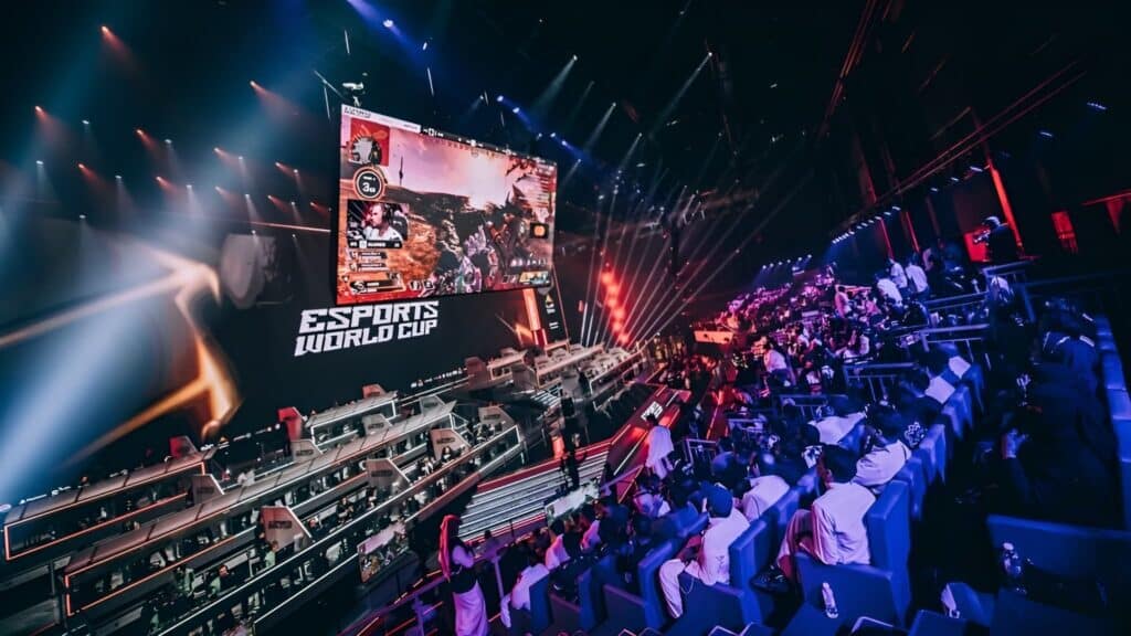 사우디 아라비아에서 열린 2025년 E스포츠 월드컵 현장