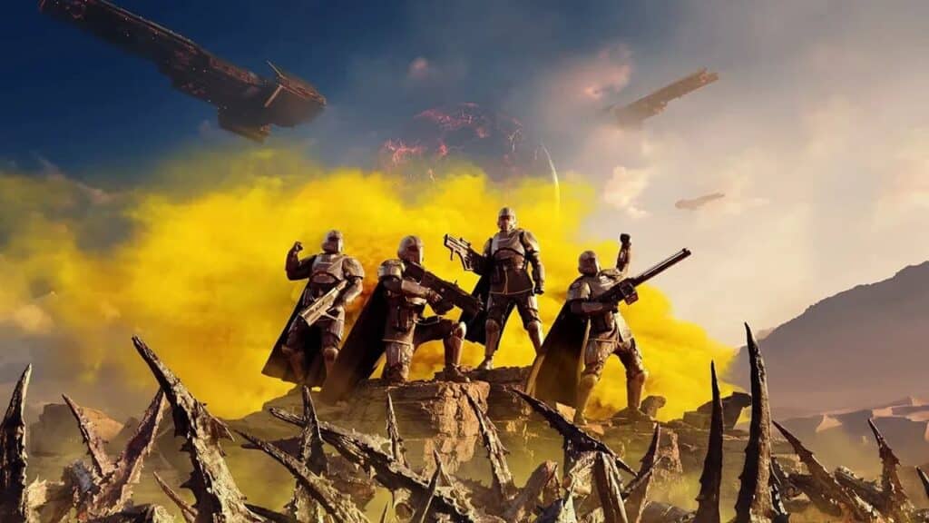 게임 헬다이버즈 2에 등장하는 전사들