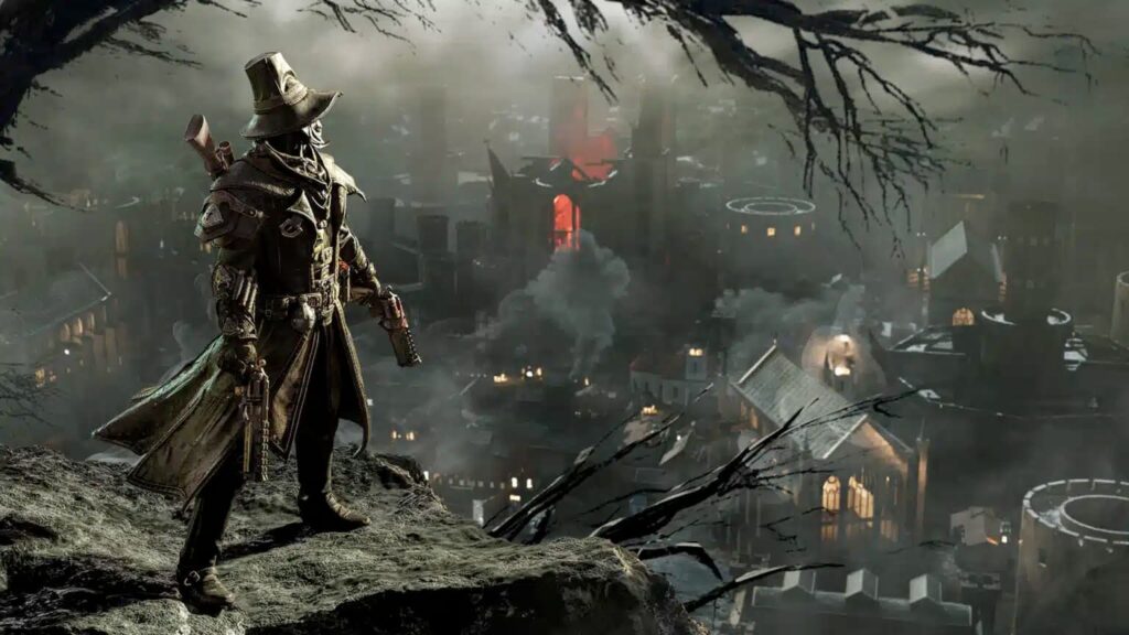 게임 위치파이어 중 도시를 내려다보는 프리어