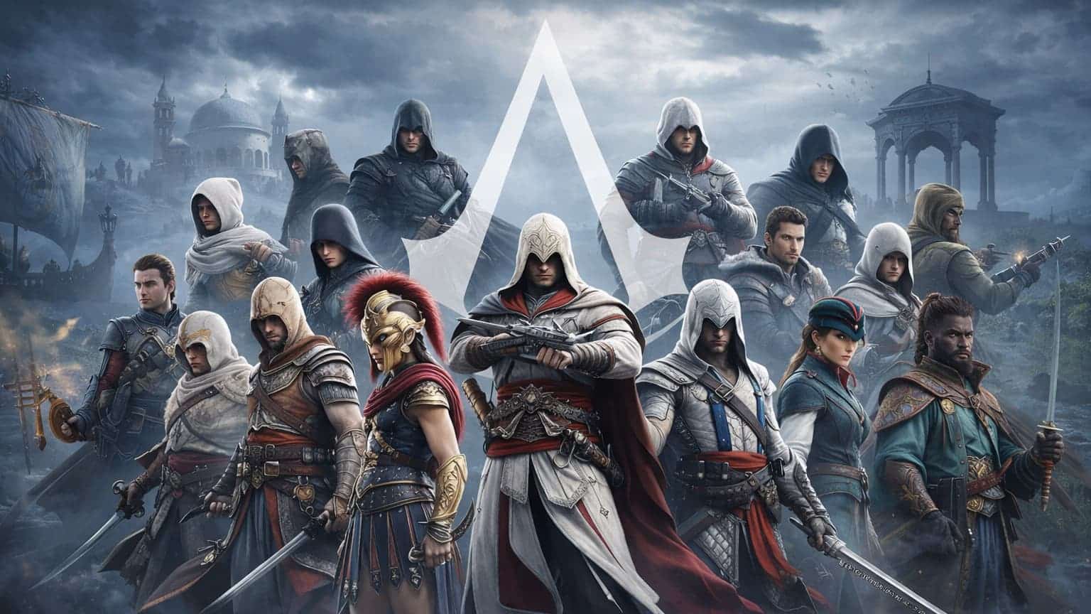 어쌔신 크리드에 등장하는 모든 어쌔신(암살자) 이미지