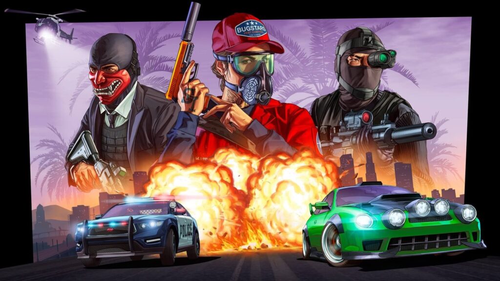 게임 GTA 온라인의 포스터