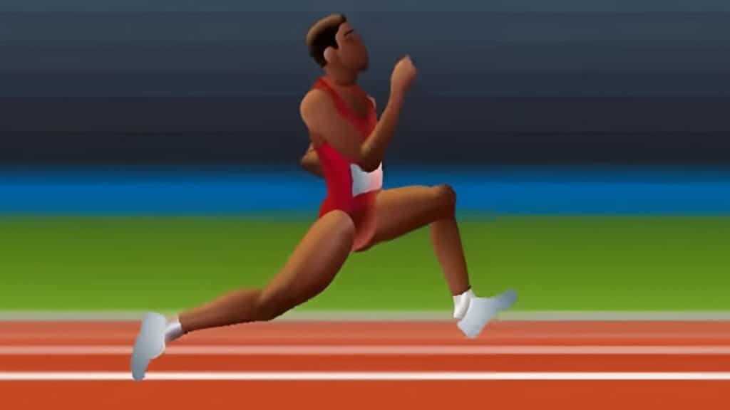 게임 QWOP의 한 장면