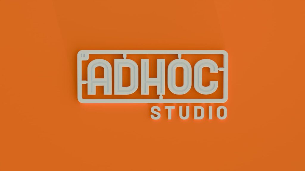 애드혹 스튜디오 로고