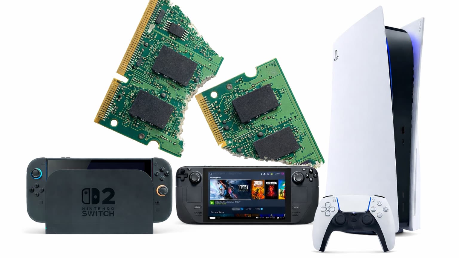 램 부족 현상과 닌텐도 스위치 2, 스팀덱, PS6 예시