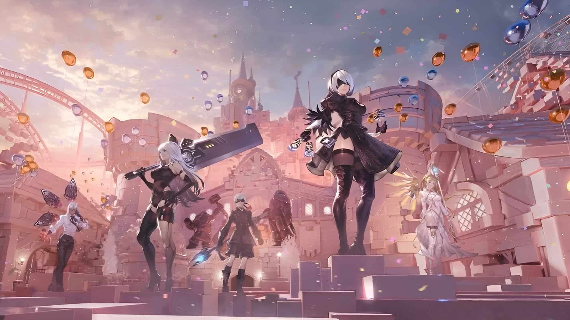 오버워치와 니어: 오토마타 공식 콜라보 이미지