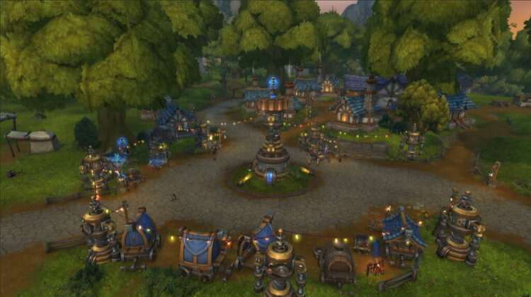 Spelershuis in World of Warcraft: Midnight met aanpasbare meubels, buurten en decoratie opties.