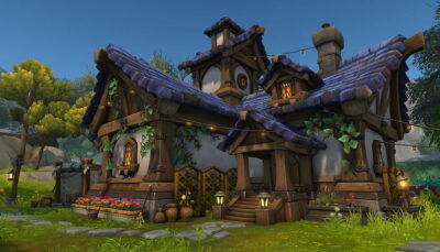 Spelershuis in World of Warcraft: Midnight met aanpasbare meubels, buurten en decoratie opties.