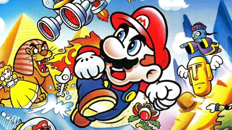 2D Super Mario games zoals Super Mario Bros, Super Mario World en New Super Mario Bros.