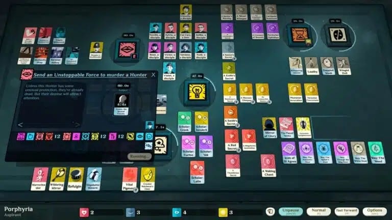 In de Cultist Simulator beïnvloeden jouw keuzes het verloop van het spel