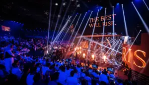 Scen för Esports World Cup 2025 där Counter-Strike 2 finalen hålls.