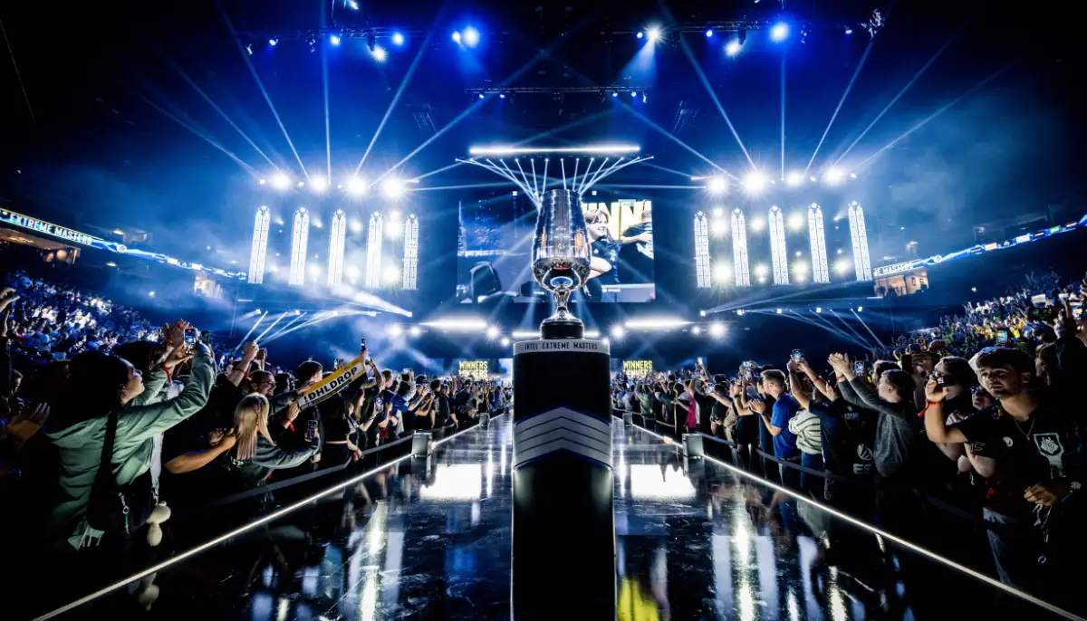 Bild från en av Europas största esportturneringar IEM Cologne