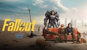 Promo-bild på huvudpersonerna i Fallout säsong 2