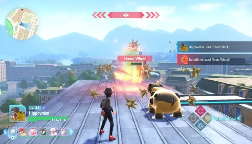 Combat i Pokémon Legends: Z-A