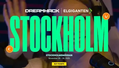 Dreamhack Stockholm 2025 äger rum mellan 28-30 november