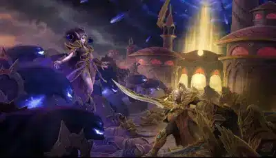 Wow: Midnight, Xal'atath och Alleria slåss.