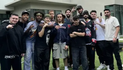 Medlemmar i FaZe Clan: Stable Ronaldo, Adapt, Silky, JasonTheWeen, Lacy,YourRage, Kaysan, Banks