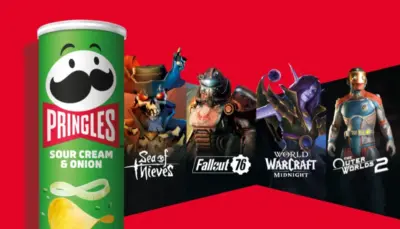 Pringles, Sea of Thieves, Fallout 76, World of Warcraft, Outer Worlds 2