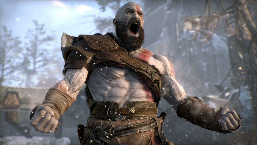 god of war camera hack baldur gives the finger to kratos Lance McDonald