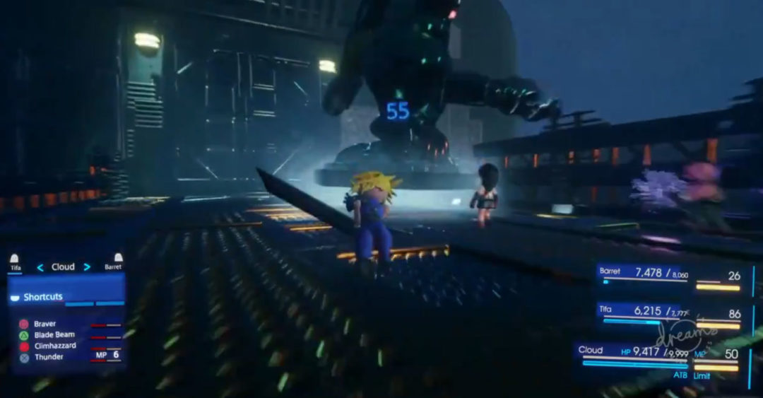 Dreams Final Fantasy VII Remake