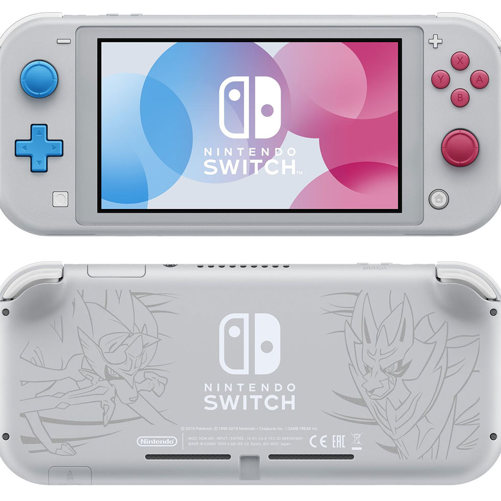 Nintendo Switch Lite Pokémon Sword and Shield version