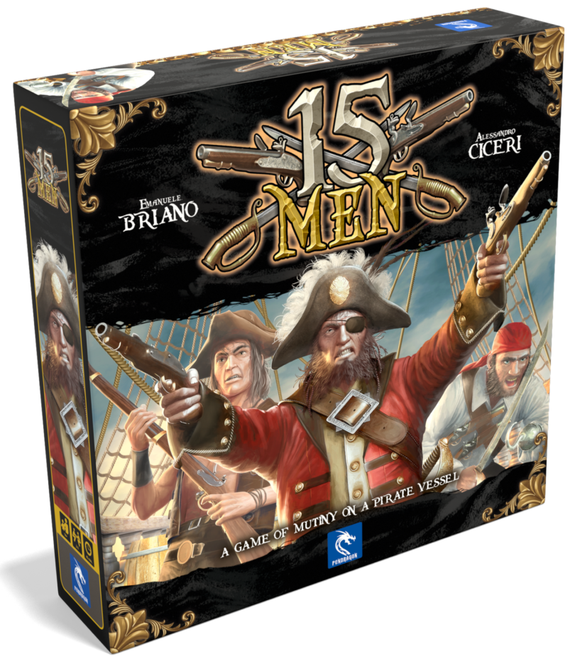 15 Men card game from Pendragon Game Studio is pirate Bang