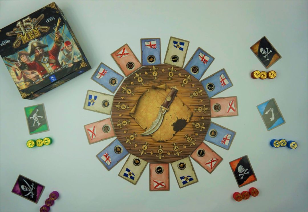 15 Men card game from Pendragon Game Studio is pirate Bang