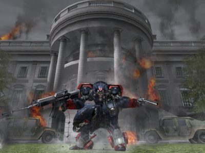 Metal Wolf Chaos Skewers the Fighting President Trope and America Itself