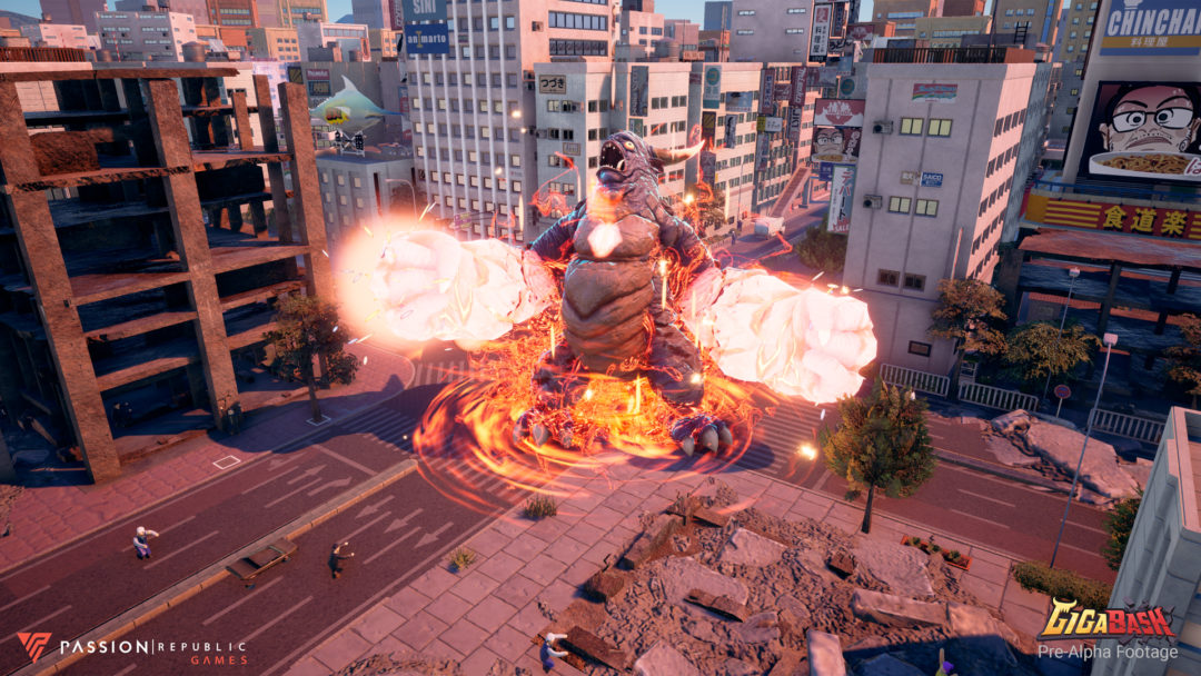 GigaBash is kaiju War of the Monsters Godzilla game action