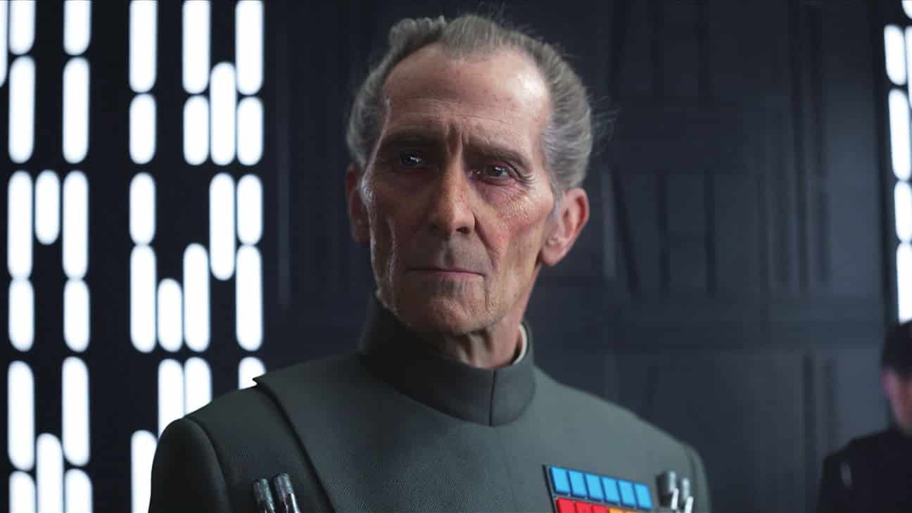 Grand Moff Tarkin Rogue One CGI Peter Cushing
