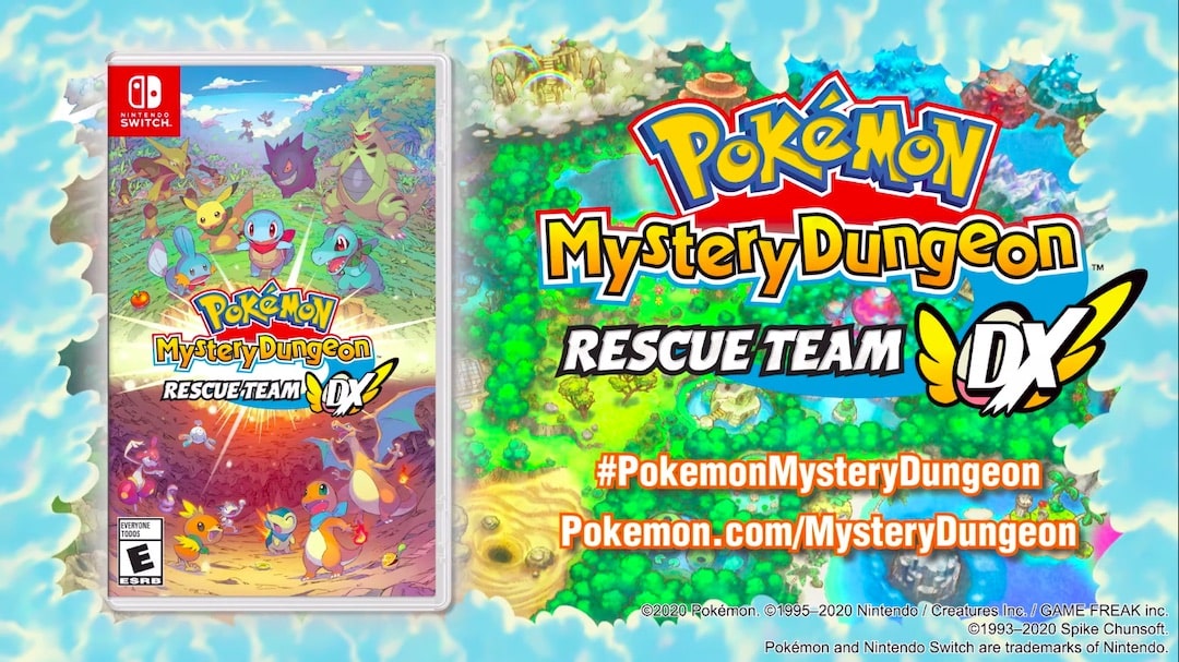 Pokemon Mystery Dungeon Rescue Team DX demo today